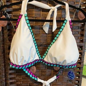 Swimsuits For All Halter Plus 16 NWT Bikini Top